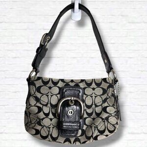 バッグ 00S coach signature Soho Shoulder bag Soho Signature Jacquard Top Handle Shoulder Bag